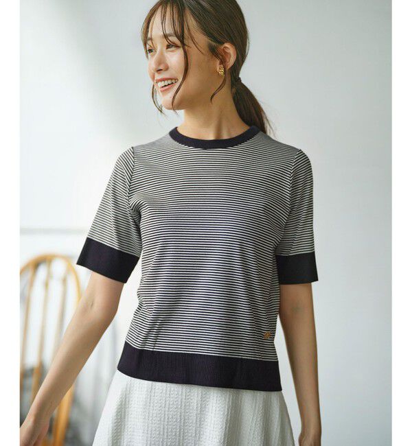 組曲「【WEB限定】セーターマシーン 半袖ニットTシャツ」|Tシャツ・カットソー|