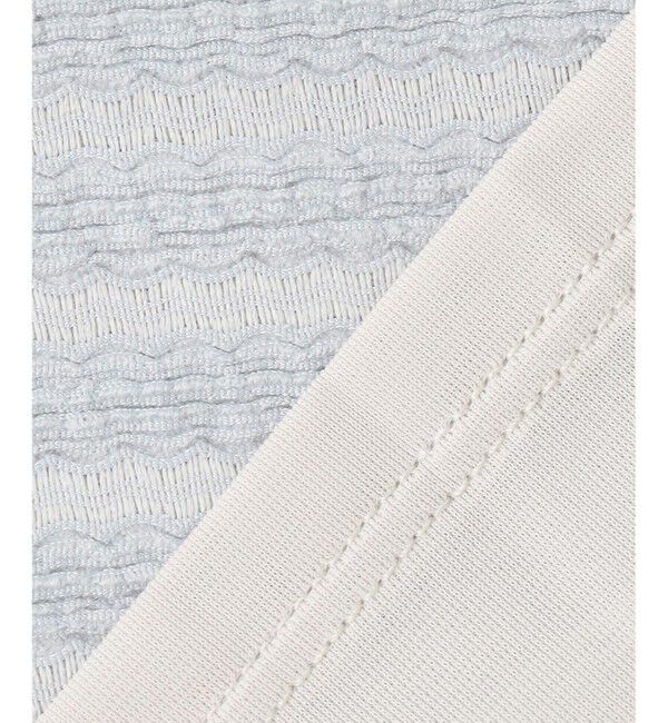 組曲「【WEB限定】ボーダージャガード タック袖ブラウス」|シャツ・ブラウス|