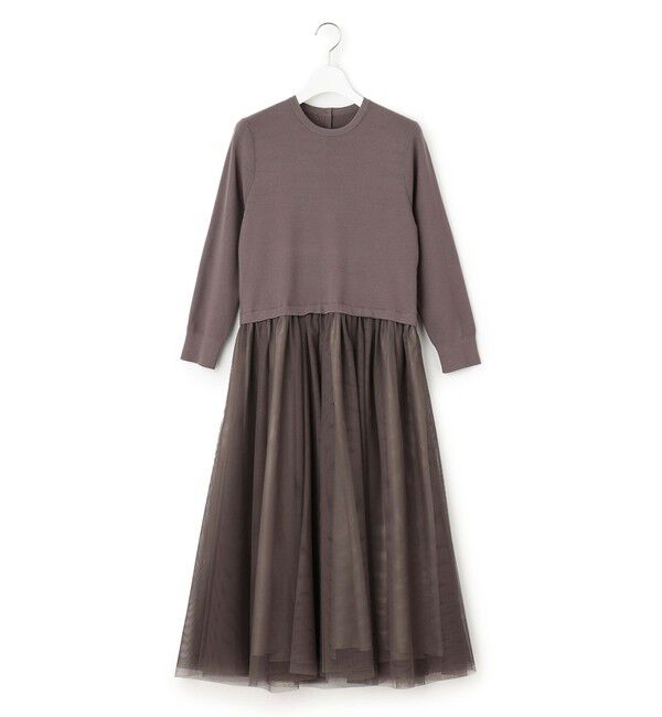 23区「【洗える】チュールコンビ ワンピース」|ワンピース|