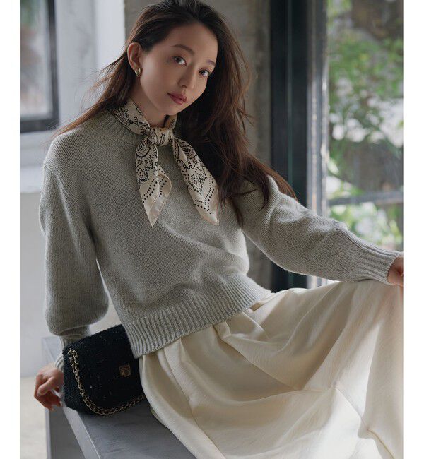 23区「【Oggi6月号掲載】メタルトップ イヤリング」|イヤリング|