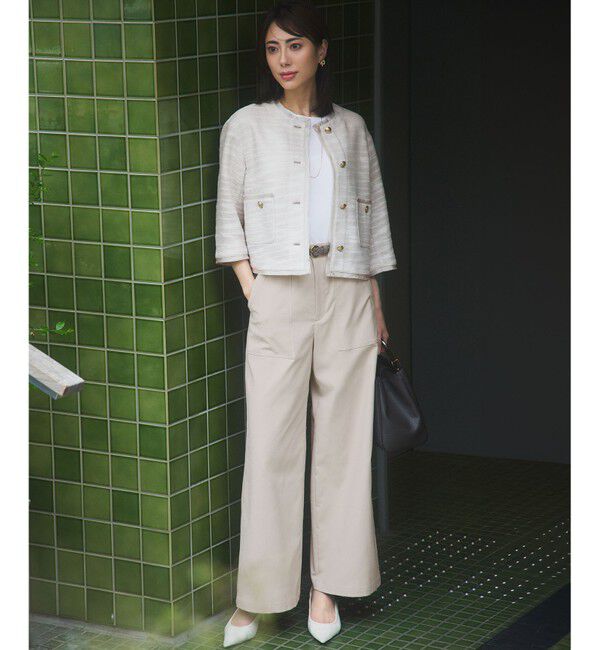 23区「【Oggi6月号掲載】メタルトップ イヤリング」|イヤリング|