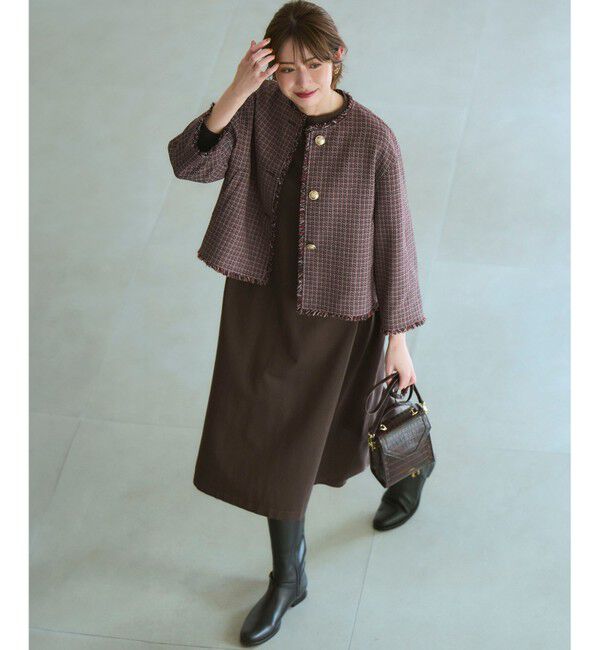 23区「【Oggi6月号掲載】メタルトップ イヤリング」|イヤリング|