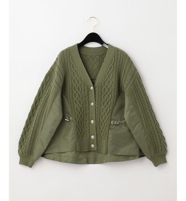  「アーミーニットカーディガン」|カーディガン|