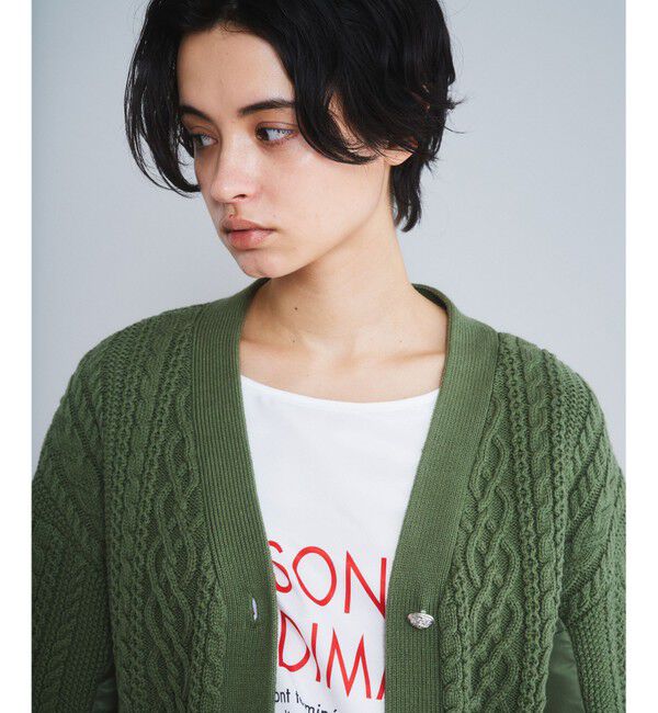  「アーミーニットカーディガン」|カーディガン|