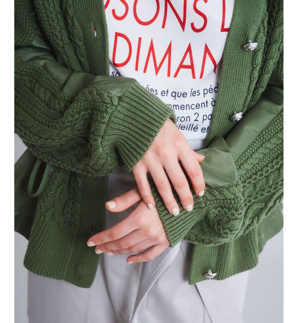  「アーミーニットカーディガン」|カーディガン|