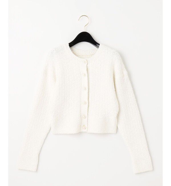  「ショートクルーニットカーディガン」|カーディガン|