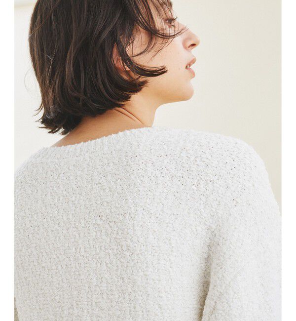  「ショートクルーニットカーディガン」|カーディガン|