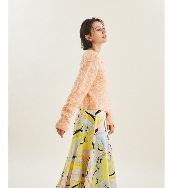  「ショートクルーニットカーディガン」|カーディガン|