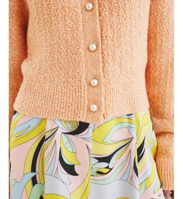  「ショートクルーニットカーディガン」|カーディガン|