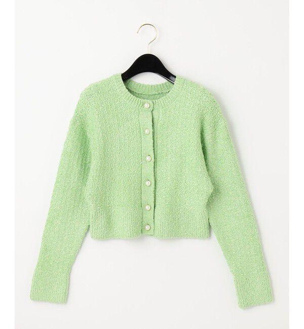  「ショートクルーニットカーディガン」|カーディガン|