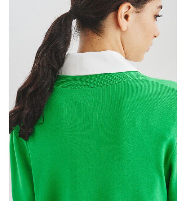  「トリミングニットカーディガン」|カーディガン|