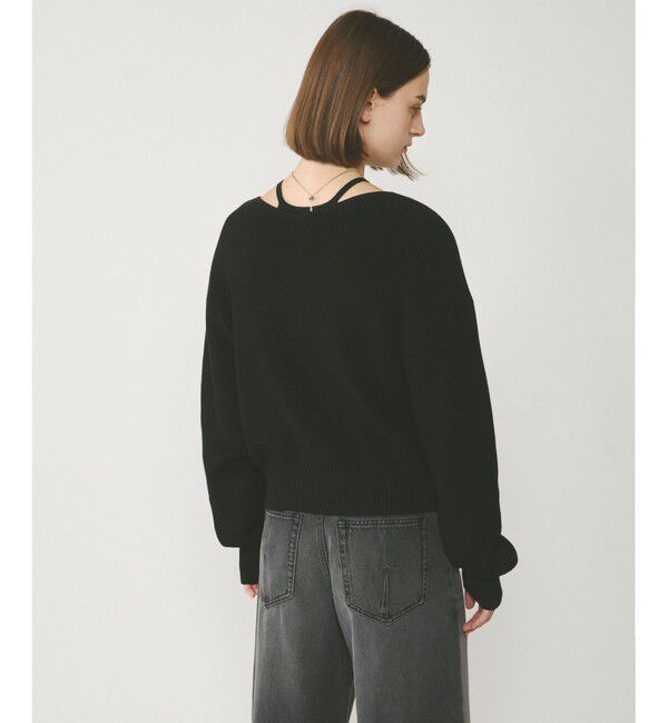  「ハイゲージ畦ニットカーディガン」|カーディガン|