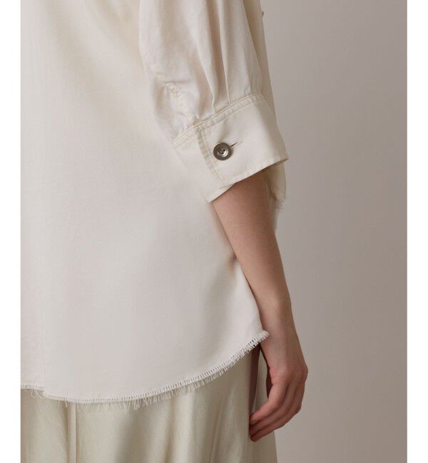 GRACE CONTINENTAL「ハーフスリーブルーズシャツ」|シャツ・ブラウス|