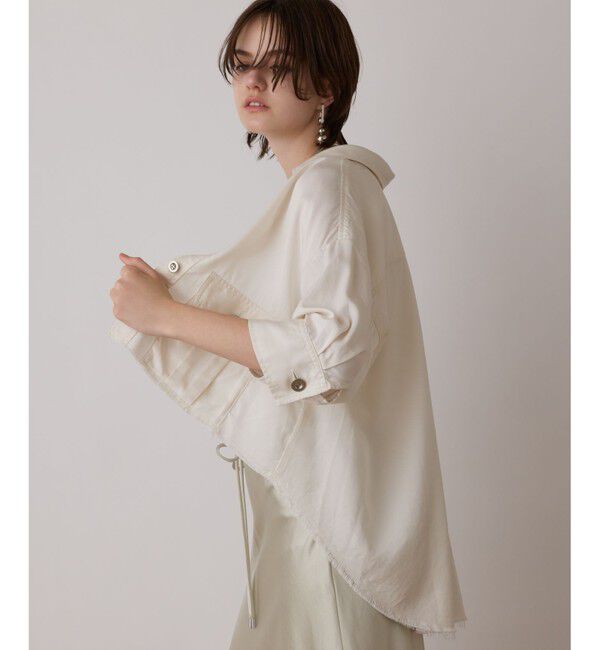 GRACE CONTINENTAL「ハーフスリーブルーズシャツ」|シャツ・ブラウス|