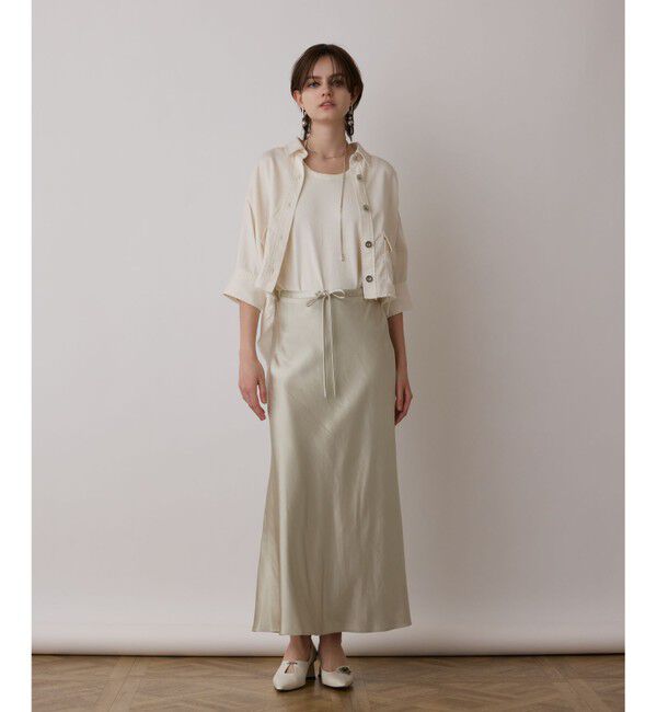 GRACE CONTINENTAL「ハーフスリーブルーズシャツ」|シャツ・ブラウス|