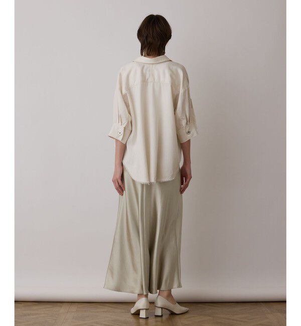 GRACE CONTINENTAL「ハーフスリーブルーズシャツ」|シャツ・ブラウス|