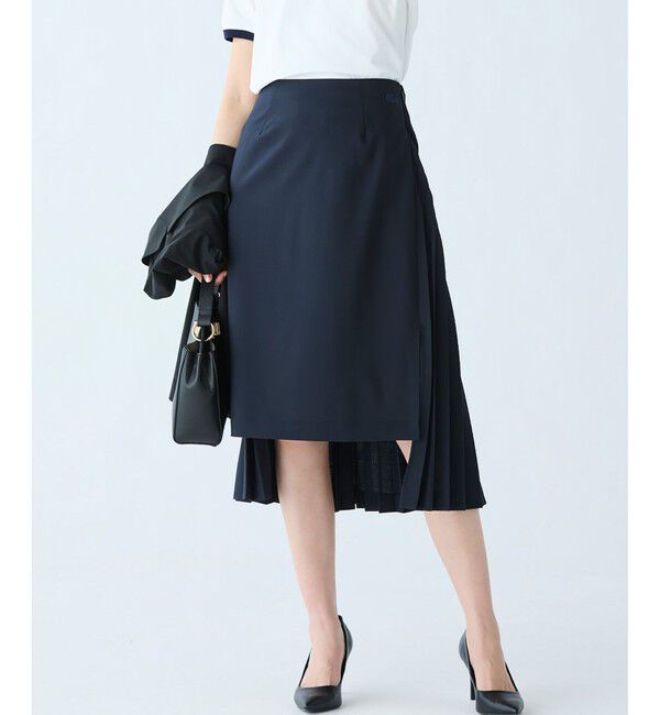 LACOSTE「前後切り替えプリーツスカート」|スカート|