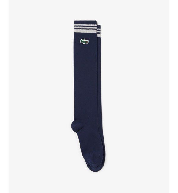 LACOSTE「ネームジャカードゴルフロングソックス 22-24cm / 25-27cm」|ソックス|ネイビー