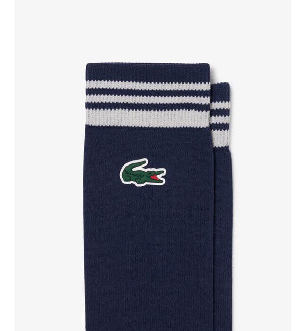 LACOSTE「ネームジャカードゴルフロングソックス 22-24cm / 25-27cm」|ソックス|