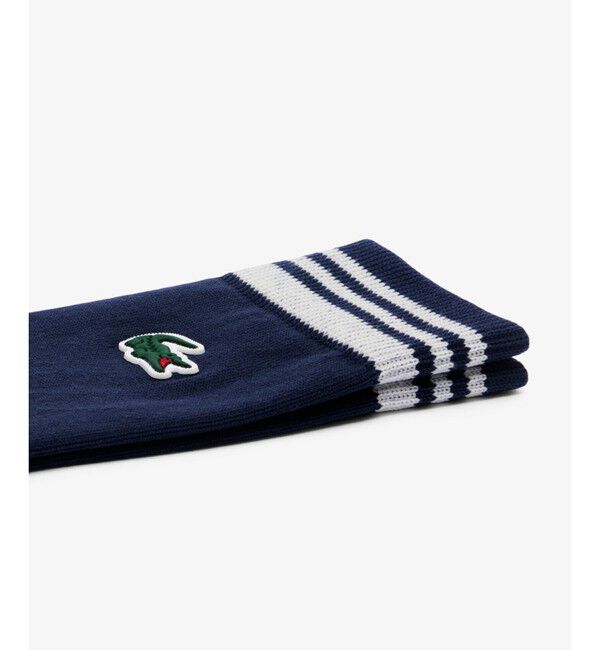 LACOSTE「ネームジャカードゴルフロングソックス 22-24cm / 25-27cm」|ソックス|