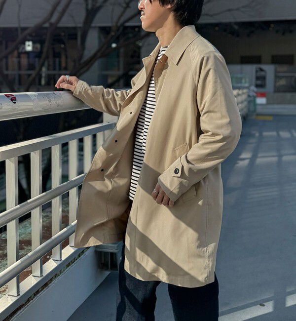 NOLLEY'S goodman「【TAION/タイオン】《ビジカジ対応》別注ステンカラーコート 25SS」|ステンカラーコート|