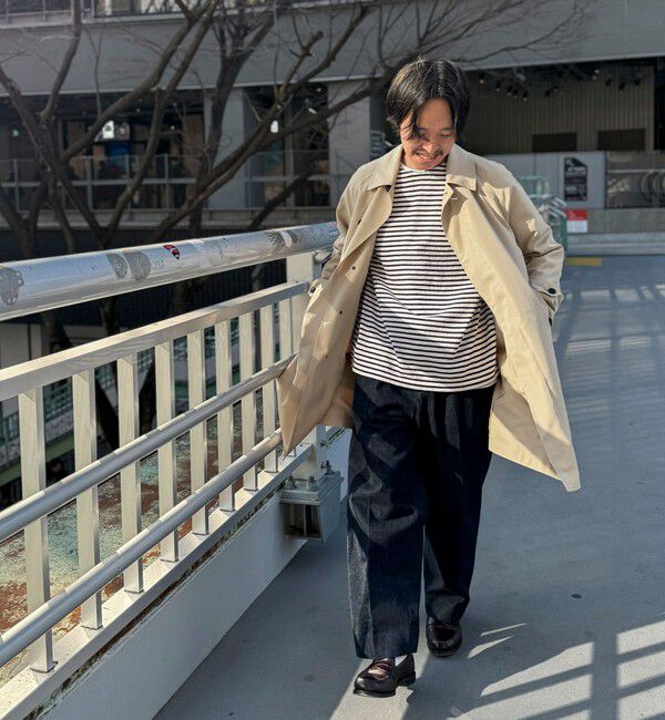 NOLLEY'S goodman「【TAION/タイオン】《ビジカジ対応》別注ステンカラーコート 25SS」|ステンカラーコート|