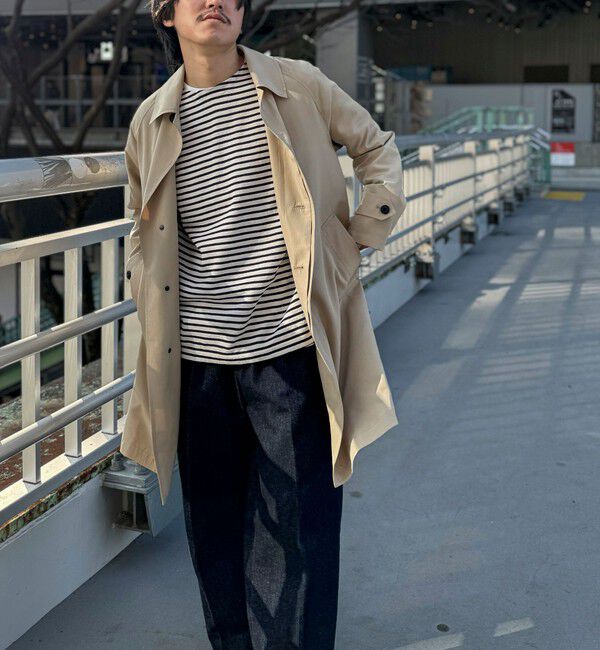 NOLLEY'S goodman「【TAION/タイオン】《ビジカジ対応》別注ステンカラーコート 25SS」|ステンカラーコート|