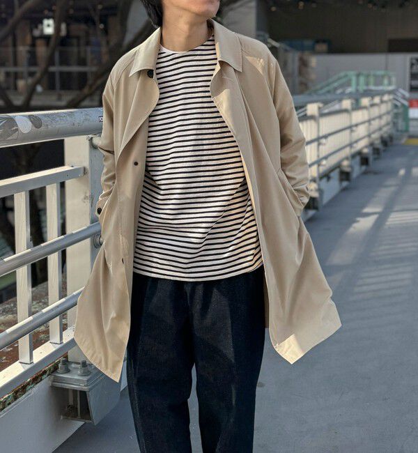NOLLEY'S goodman「【TAION/タイオン】《ビジカジ対応》別注ステンカラーコート 25SS」|ステンカラーコート|