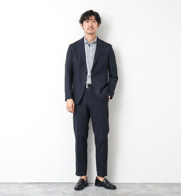 NOLLEY'S goodman「《セットアップ対応》SMART TECH 吸水速乾メランジOX ストレッチイージーPT 25SS」|チノ|