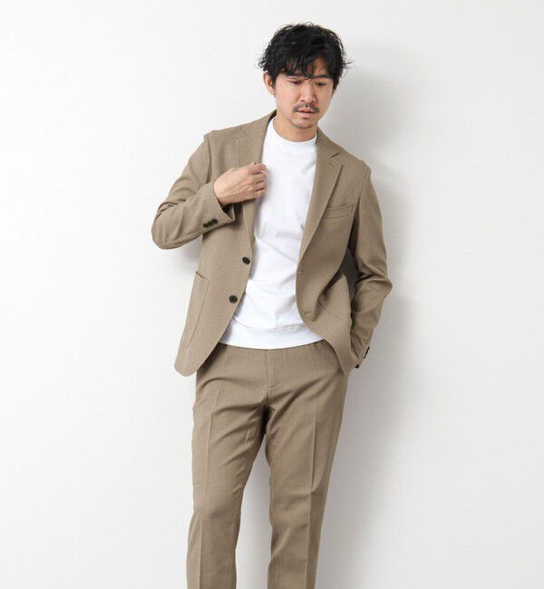 NOLLEY'S goodman「《セットアップ対応》SMART TECH 吸水速乾メランジOX ストレッチイージーPT 25SS」|チノ|