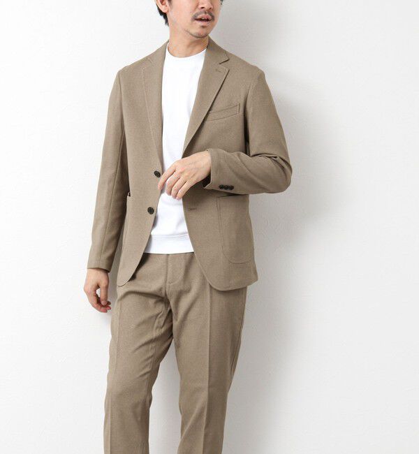 NOLLEY'S goodman「《セットアップ対応》SMART TECH 吸水速乾メランジOX ストレッチイージーPT 25SS」|チノ|