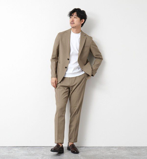 NOLLEY'S goodman「《セットアップ対応》SMART TECH 吸水速乾メランジOX ストレッチイージーPT 25SS」|チノ|