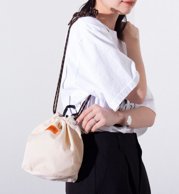 GLOSTER「【UNIVERSAL OVERALL】巾着バッグ/ショルダーバッグ 2way」|ショルダー・メッセンジャー|