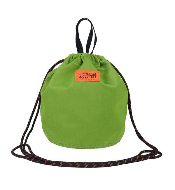 GLOSTER「【UNIVERSAL OVERALL】巾着バッグ/ショルダーバッグ 2way」|ショルダー・メッセンジャー|ライトグリーン