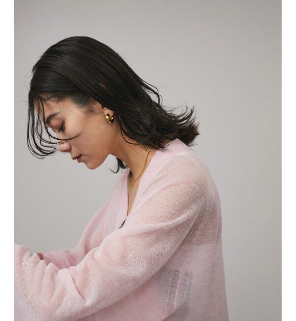 SALON adam et rope'「ブライトシアーカーディガン」|カーディガン|