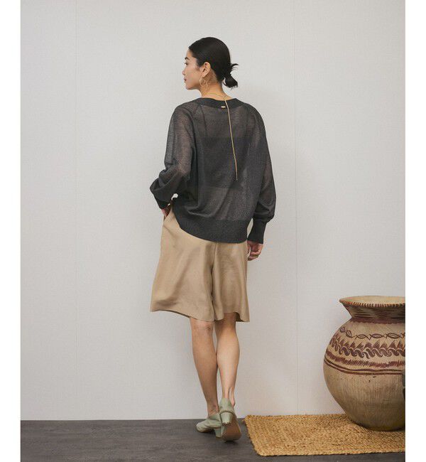 SALON adam et rope'「ブライトシアーカーディガン」|カーディガン|