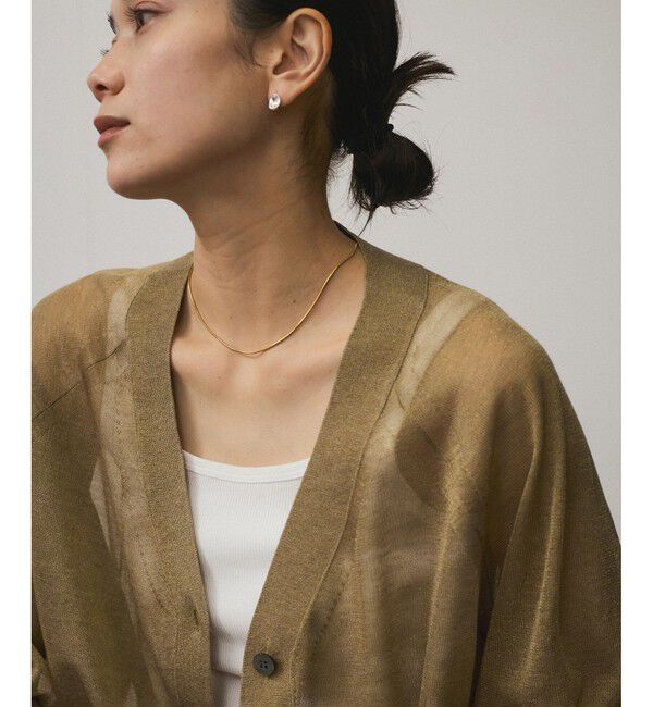 SALON adam et rope'「ブライトシアーカーディガン」|カーディガン|