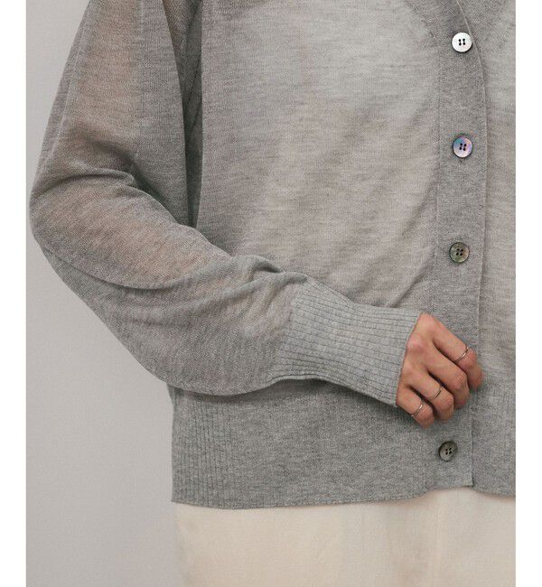 SALON adam et rope'「ブライトシアーカーディガン」|カーディガン|