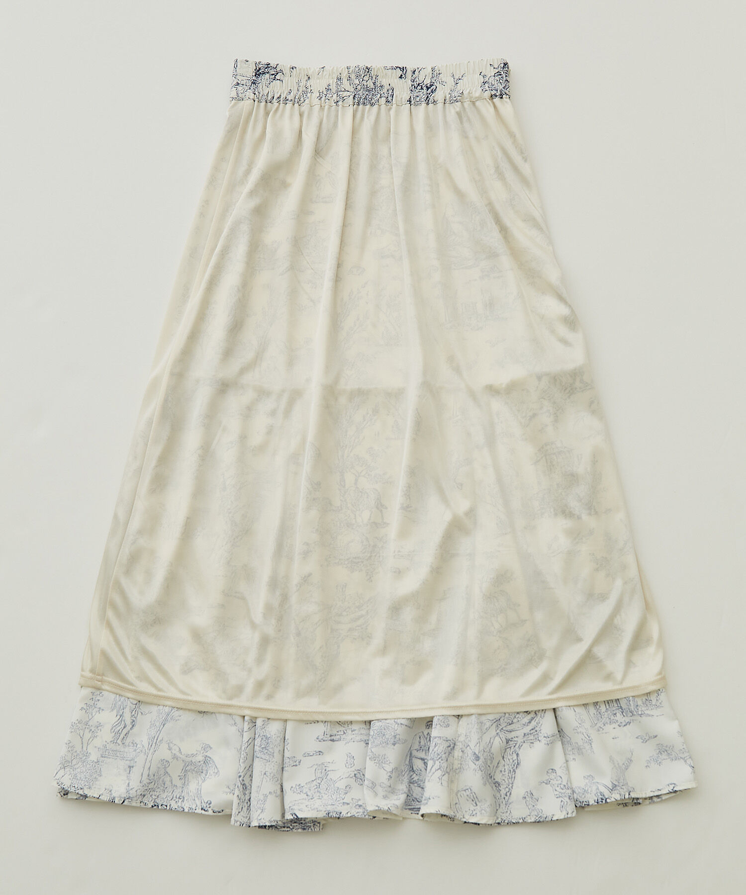 VIS「ボリュームタフタアソートスカート【sustainable】」|スカート|