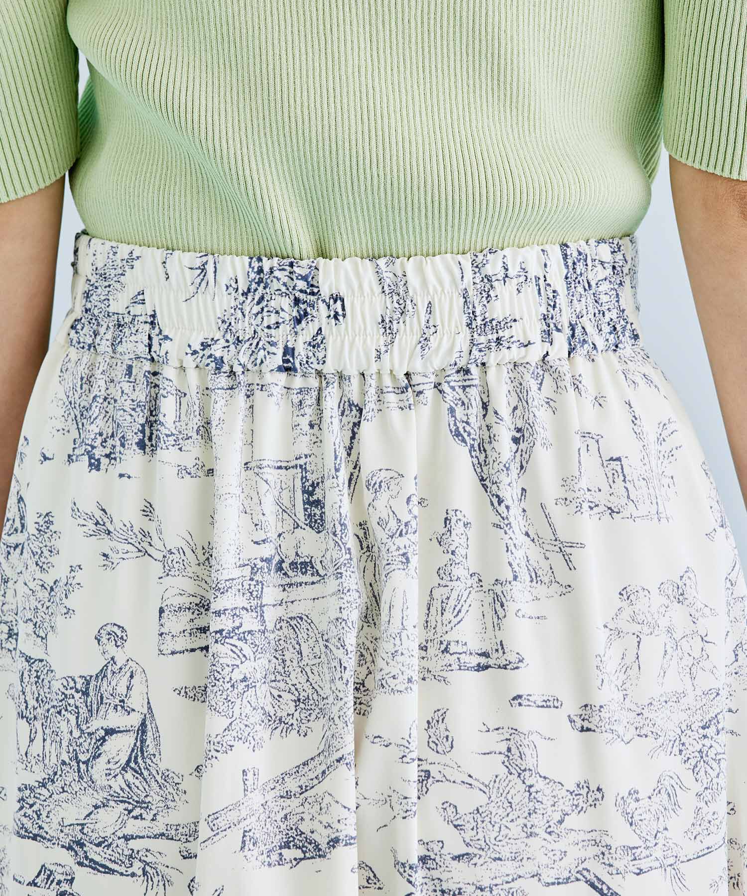 VIS「ボリュームタフタアソートスカート【sustainable】」|スカート|