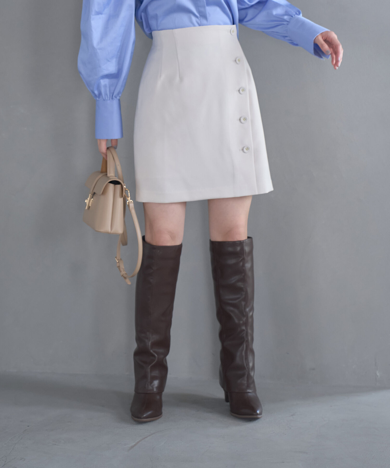 Juze「【2WAY】ロングカバー付きショートブーツ」|その他|