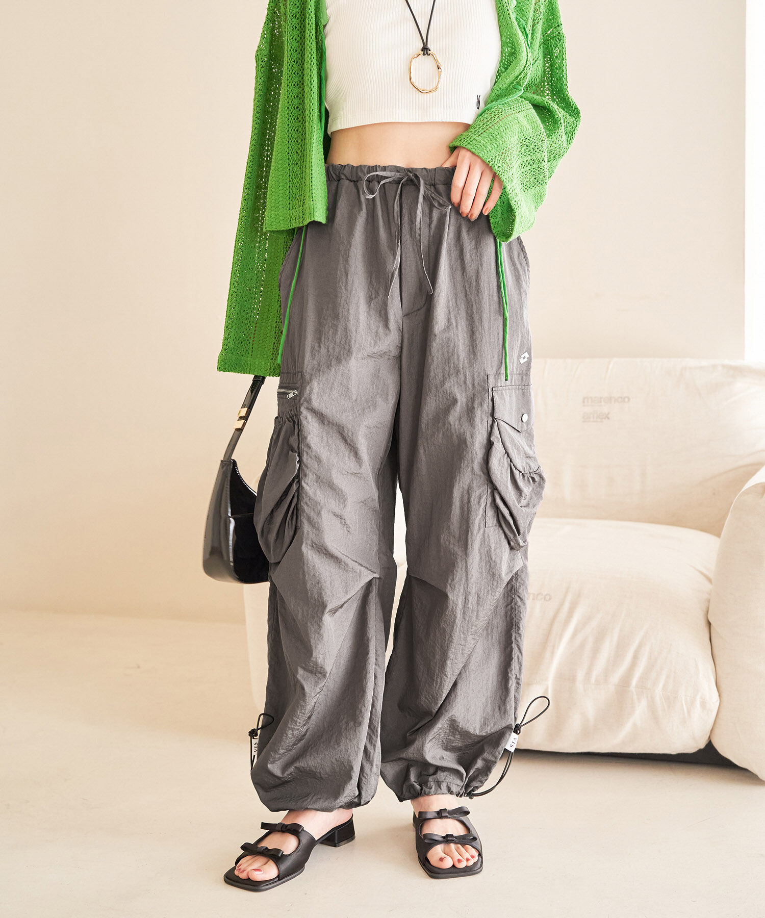 VIS「【Lottoコラボ】ナイロンカーゴパンツ」|その他|