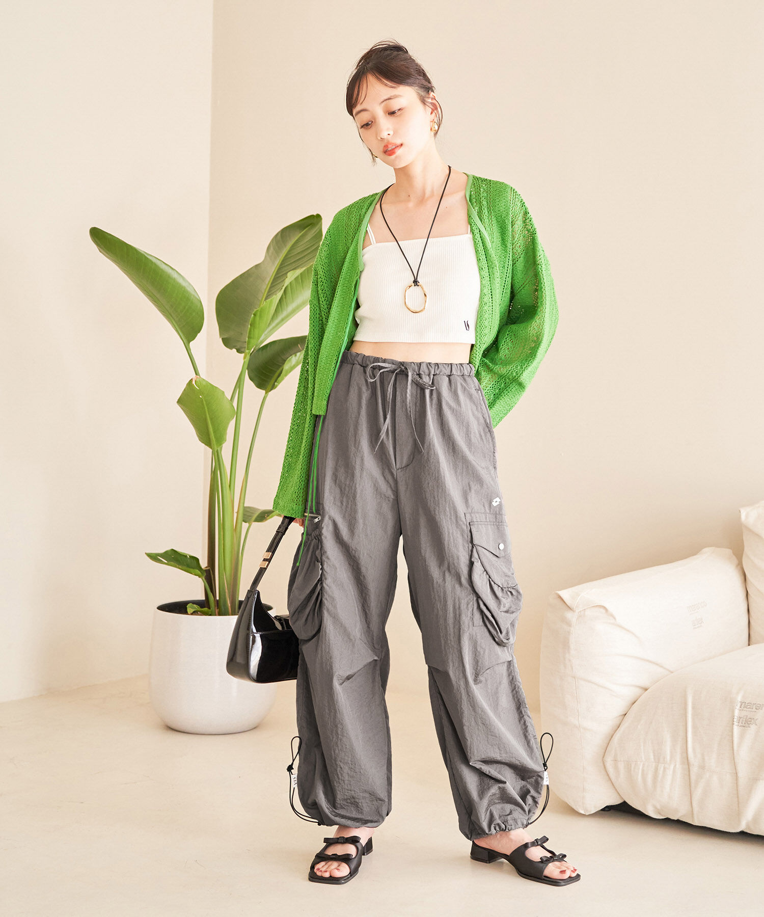 VIS「【Lottoコラボ】ナイロンカーゴパンツ」|その他|