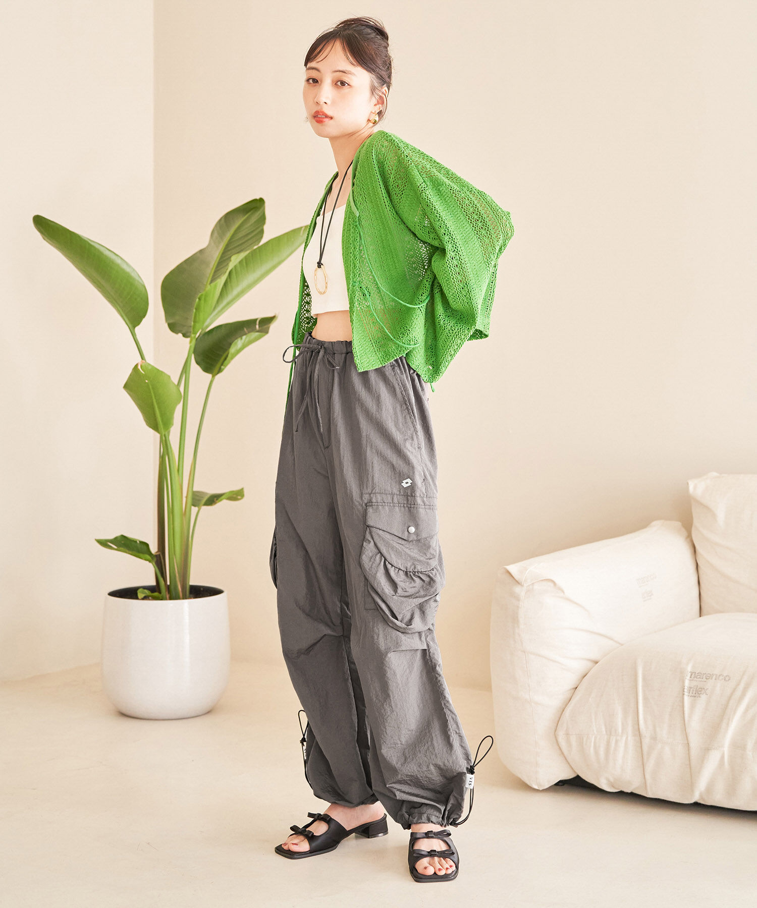 VIS「【Lottoコラボ】ナイロンカーゴパンツ」|その他|