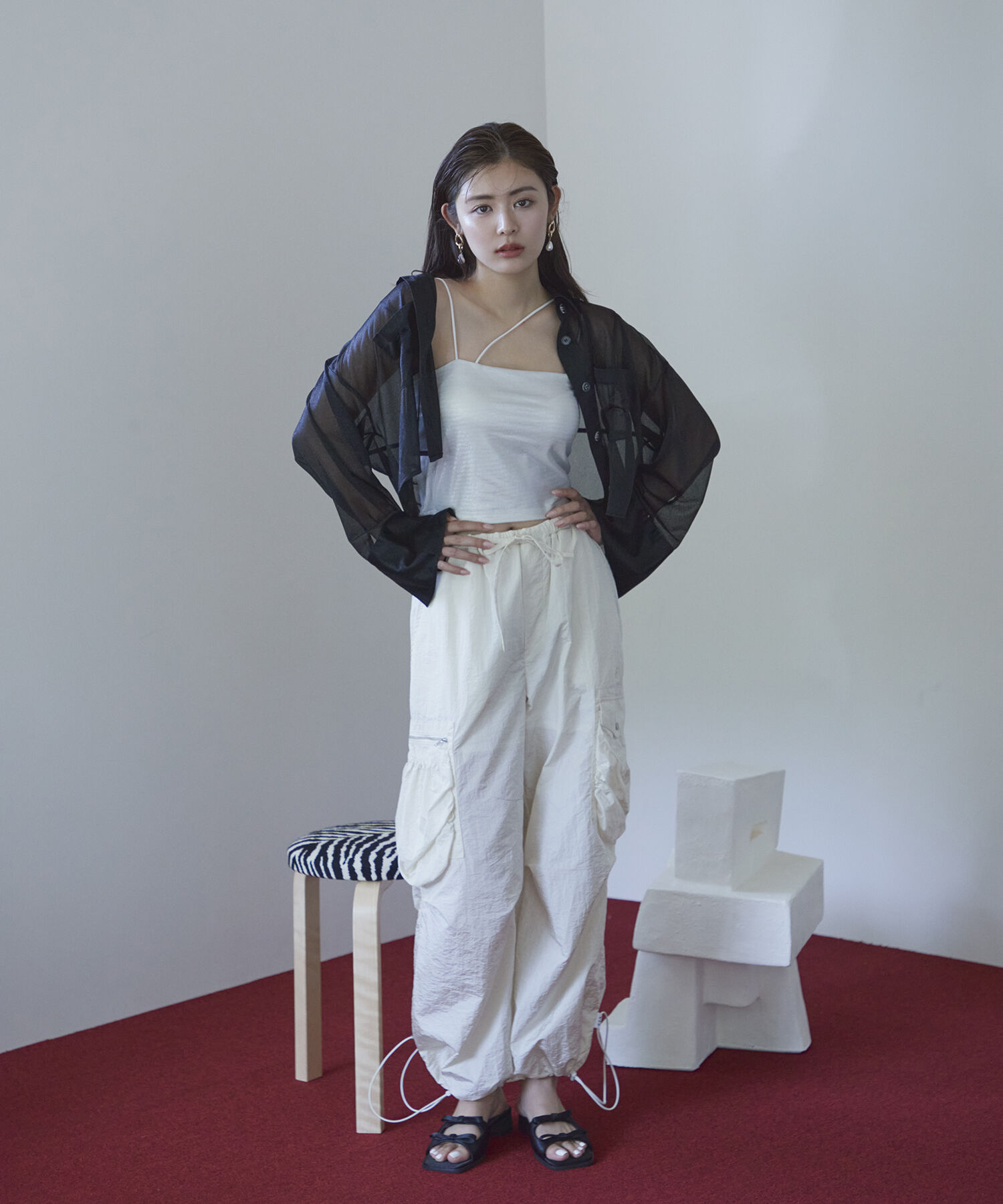 VIS「【Lottoコラボ】ナイロンカーゴパンツ」|その他|