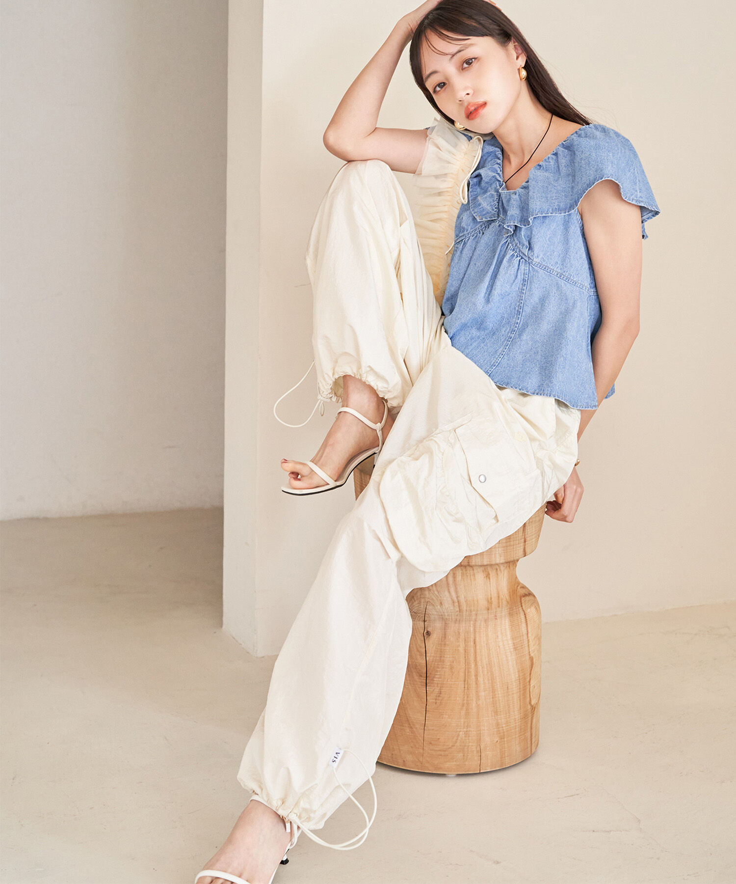 VIS「【Lottoコラボ】ナイロンカーゴパンツ」|その他|