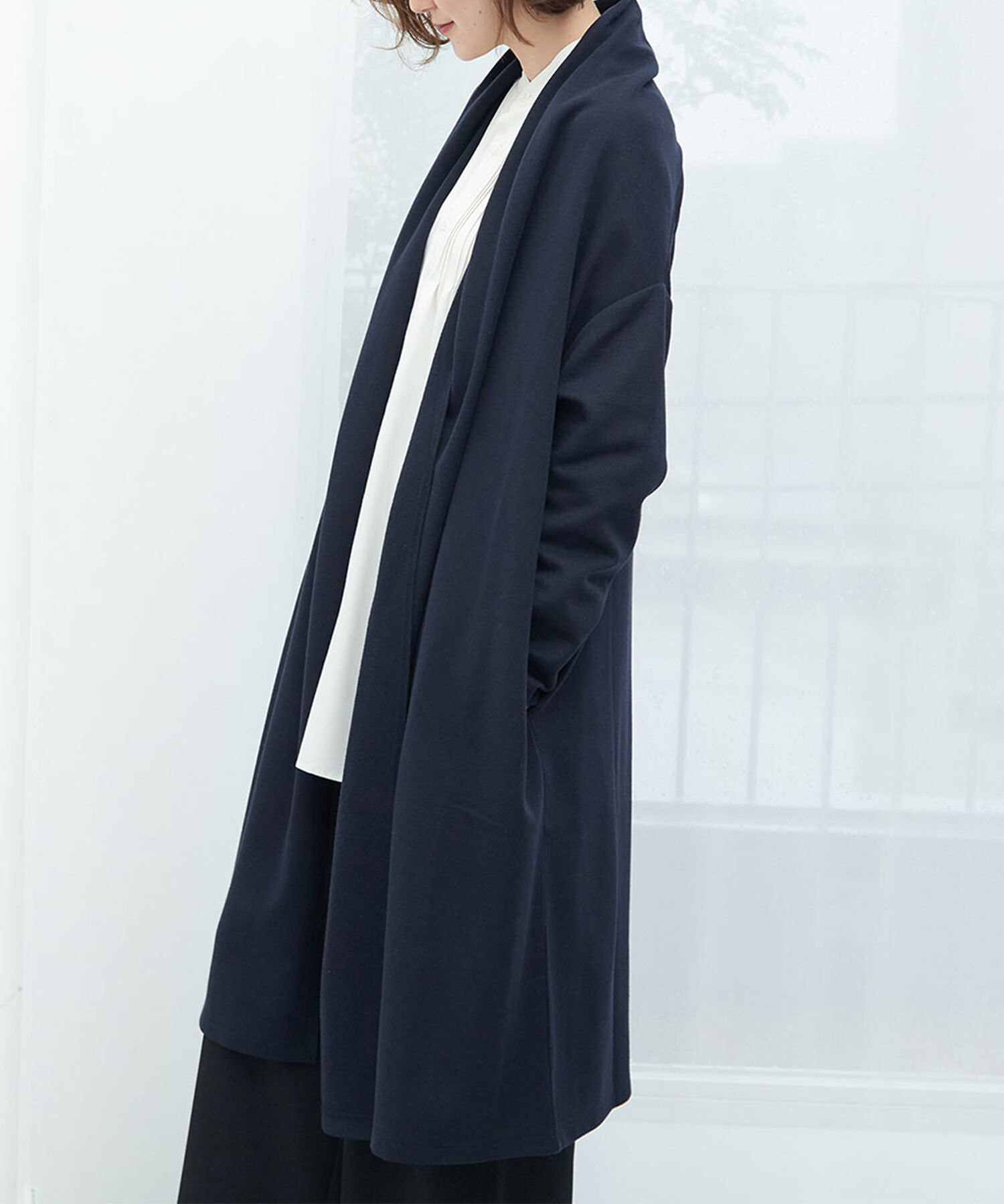 Rope&rsquo;Picnic「【着丈が選べる】サカリバボリュームコーディガン」|カーディガン|