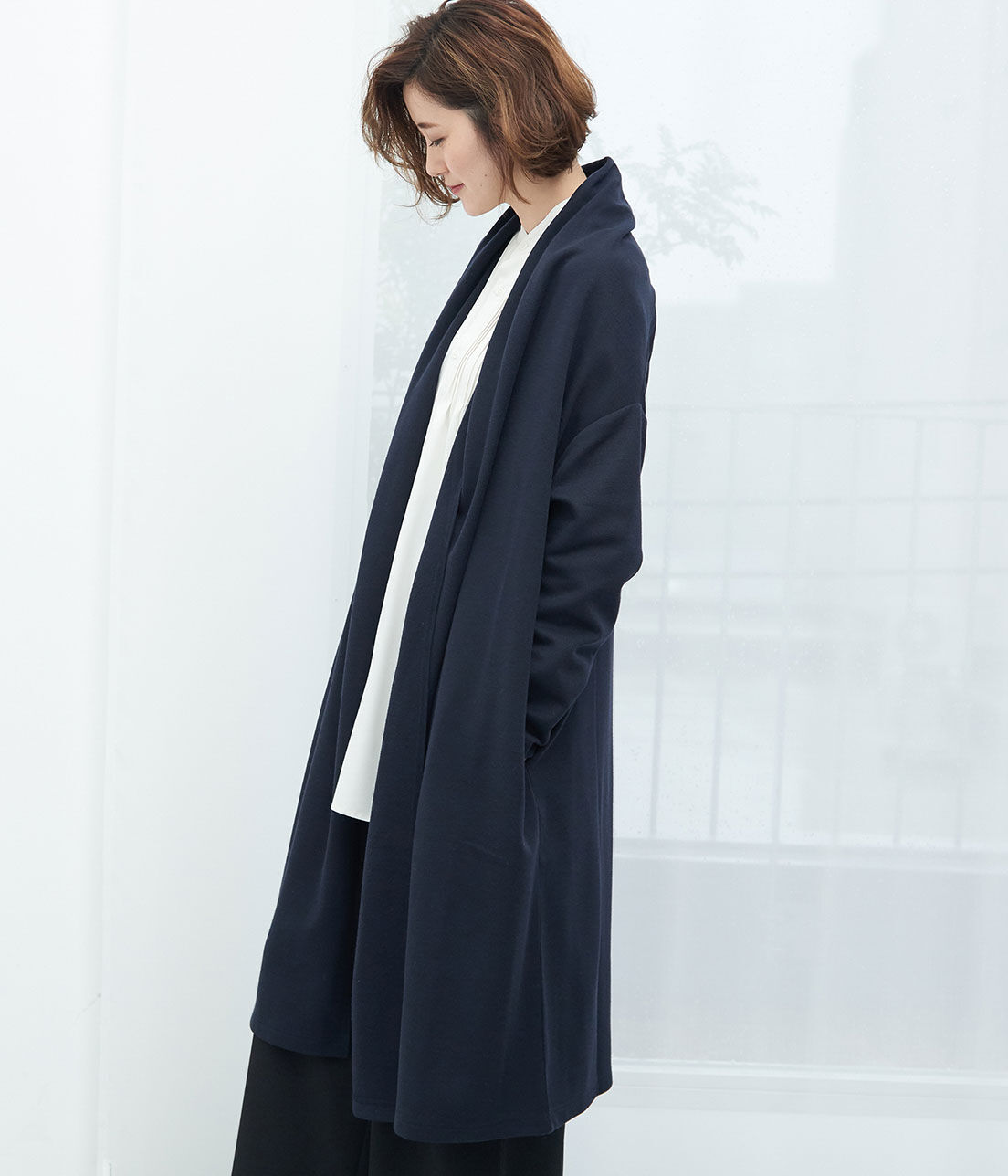 Rope&rsquo;Picnic「【着丈が選べる】サカリバボリュームコーディガン」|カーディガン|