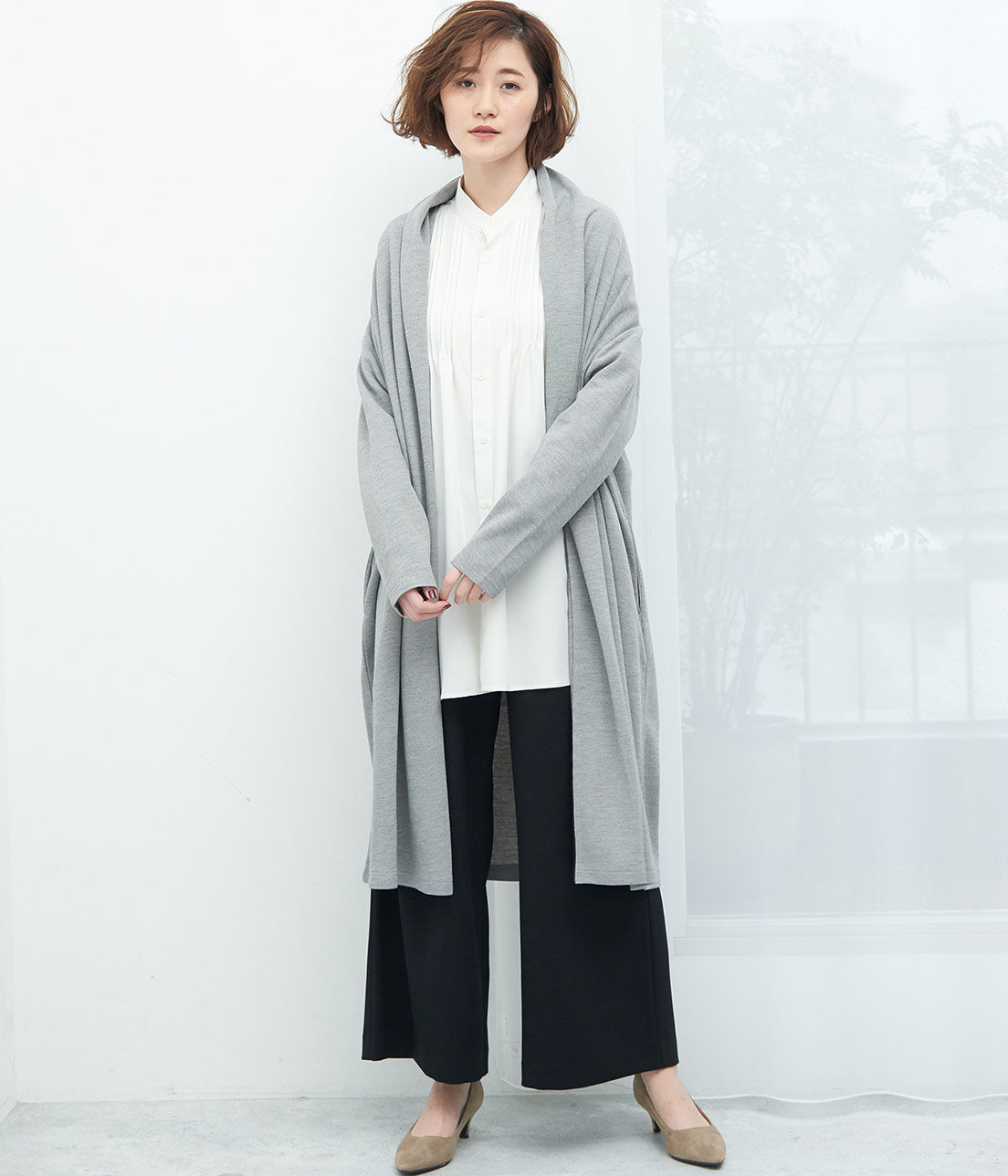 Rope&rsquo;Picnic「【着丈が選べる】サカリバボリュームコーディガン」|カーディガン|