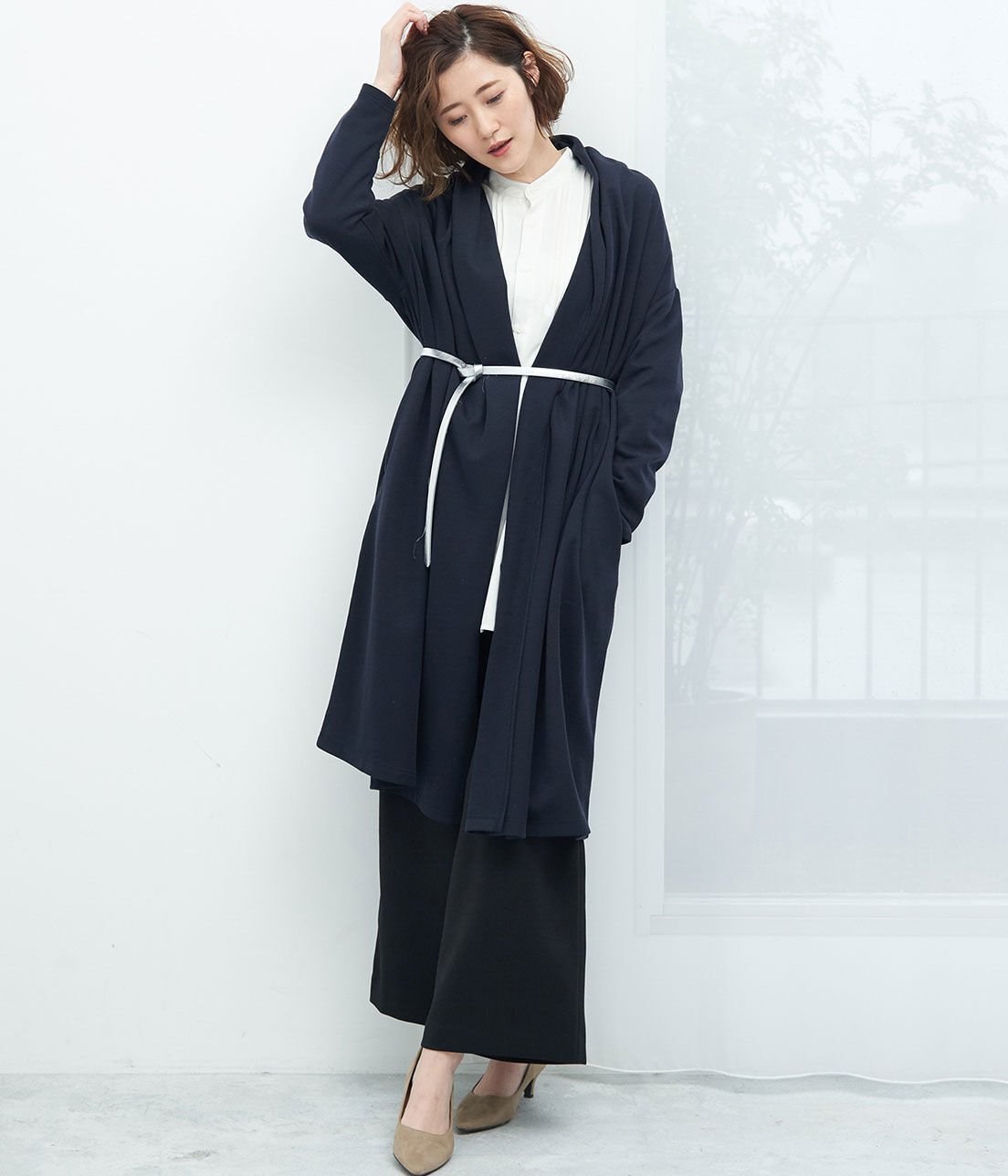 Rope&rsquo;Picnic「【着丈が選べる】サカリバボリュームコーディガン」|カーディガン|